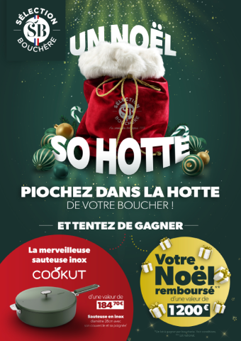 Affiche Animation Noël Sélection Bouchère